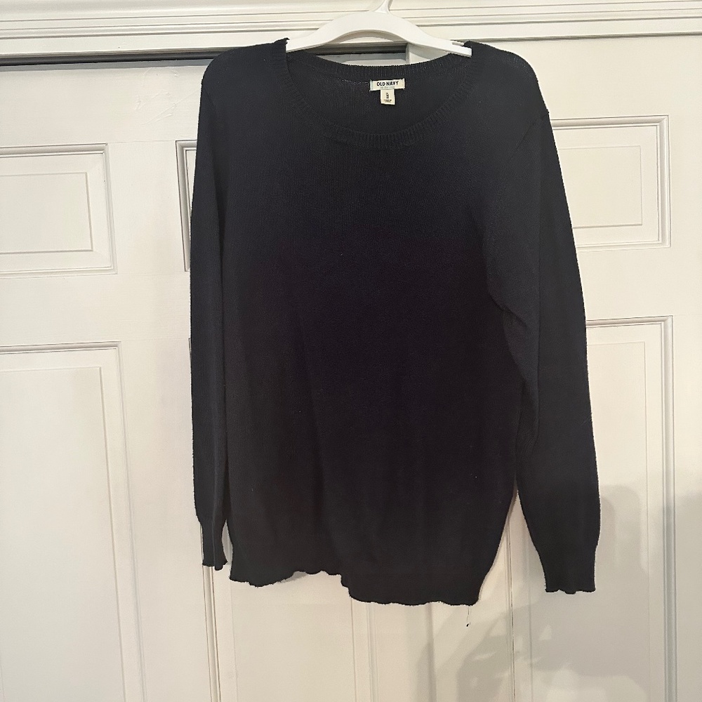 Navy sweater